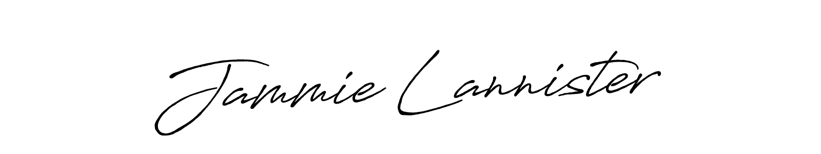 Make a beautiful signature design for name Jammie Lannister. With this signature (Antro_Vectra_Bolder) style, you can create a handwritten signature for free. Jammie Lannister signature style 7 images and pictures png