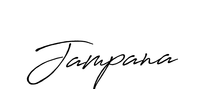 Create a beautiful signature design for name Jampana. With this signature (Antro_Vectra_Bolder) fonts, you can make a handwritten signature for free. Jampana signature style 7 images and pictures png