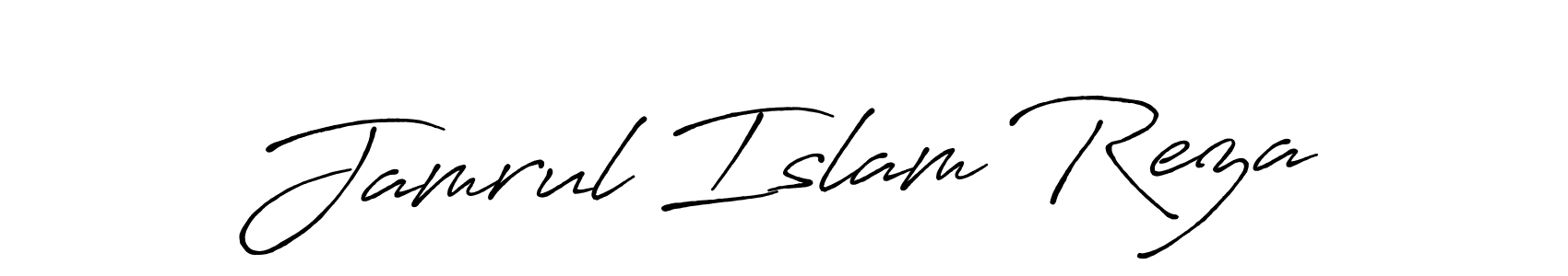It looks lik you need a new signature style for name Jamrul Islam Reza. Design unique handwritten (Antro_Vectra_Bolder) signature with our free signature maker in just a few clicks. Jamrul Islam Reza signature style 7 images and pictures png