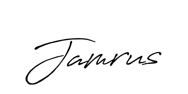 It looks lik you need a new signature style for name Jamrus. Design unique handwritten (Antro_Vectra_Bolder) signature with our free signature maker in just a few clicks. Jamrus signature style 7 images and pictures png