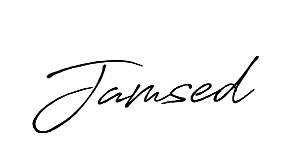 Also we have Jamsed name is the best signature style. Create professional handwritten signature collection using Antro_Vectra_Bolder autograph style. Jamsed signature style 7 images and pictures png