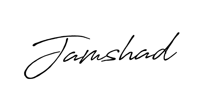 How to make Jamshad name signature. Use Antro_Vectra_Bolder style for creating short signs online. This is the latest handwritten sign. Jamshad signature style 7 images and pictures png