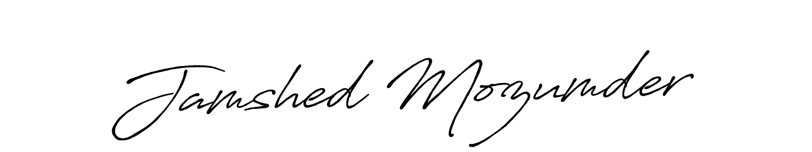 Jamshed Mozumder stylish signature style. Best Handwritten Sign (Antro_Vectra_Bolder) for my name. Handwritten Signature Collection Ideas for my name Jamshed Mozumder. Jamshed Mozumder signature style 7 images and pictures png