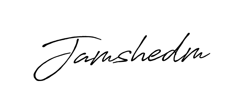 How to make Jamshedm signature? Antro_Vectra_Bolder is a professional autograph style. Create handwritten signature for Jamshedm name. Jamshedm signature style 7 images and pictures png