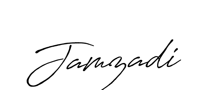 You should practise on your own different ways (Antro_Vectra_Bolder) to write your name (Jamzadi) in signature. don't let someone else do it for you. Jamzadi signature style 7 images and pictures png