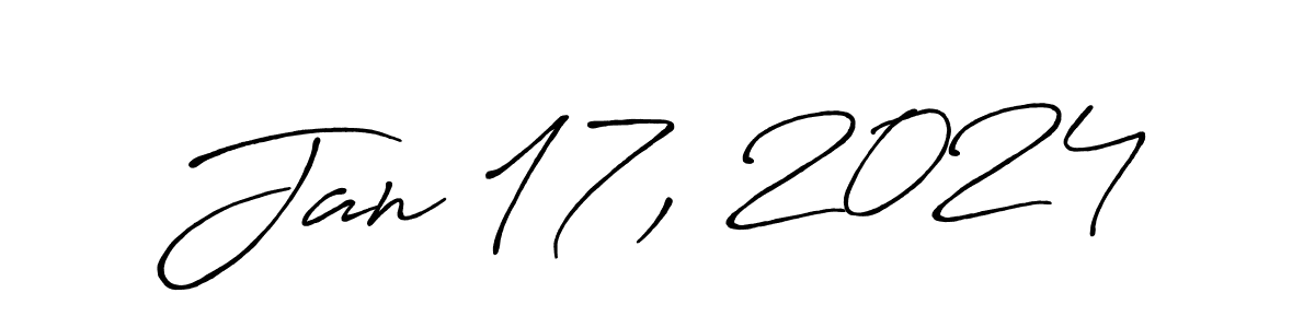 Design your own signature with our free online signature maker. With this signature software, you can create a handwritten (Antro_Vectra_Bolder) signature for name Jan 17, 2024. Jan 17, 2024 signature style 7 images and pictures png