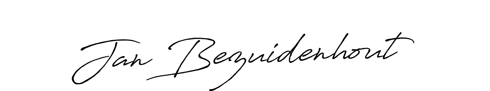 Create a beautiful signature design for name Jan Bezuidenhout. With this signature (Antro_Vectra_Bolder) fonts, you can make a handwritten signature for free. Jan Bezuidenhout signature style 7 images and pictures png