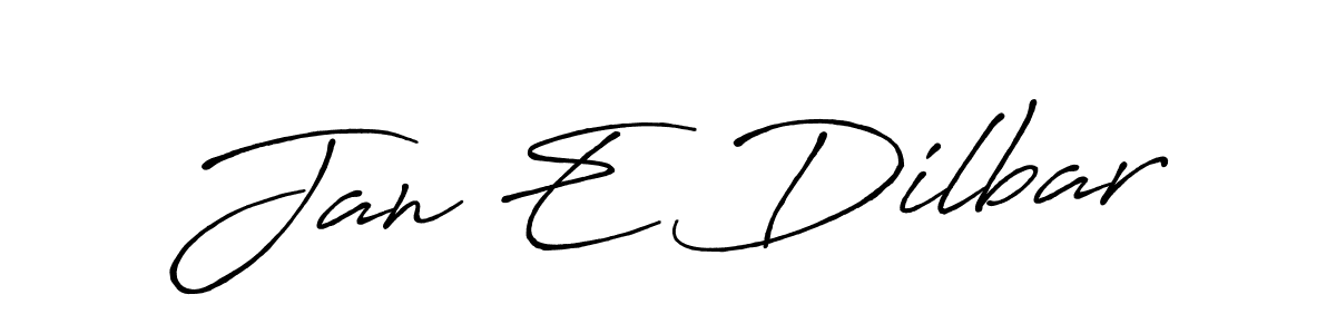 Once you've used our free online signature maker to create your best signature Antro_Vectra_Bolder style, it's time to enjoy all of the benefits that Jan E Dilbar name signing documents. Jan E Dilbar signature style 7 images and pictures png