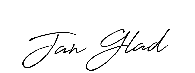 The best way (Antro_Vectra_Bolder) to make a short signature is to pick only two or three words in your name. The name Jan Glad include a total of six letters. For converting this name. Jan Glad signature style 7 images and pictures png