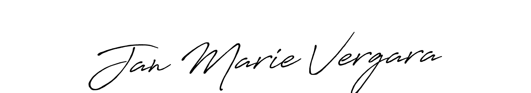 Also You can easily find your signature by using the search form. We will create Jan Marie Vergara name handwritten signature images for you free of cost using Antro_Vectra_Bolder sign style. Jan Marie Vergara signature style 7 images and pictures png