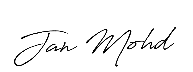 Also we have Jan Mohd name is the best signature style. Create professional handwritten signature collection using Antro_Vectra_Bolder autograph style. Jan Mohd signature style 7 images and pictures png