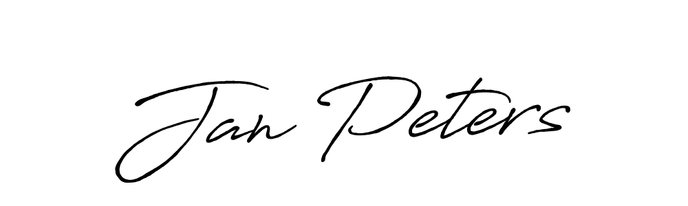 How to make Jan Peters name signature. Use Antro_Vectra_Bolder style for creating short signs online. This is the latest handwritten sign. Jan Peters signature style 7 images and pictures png