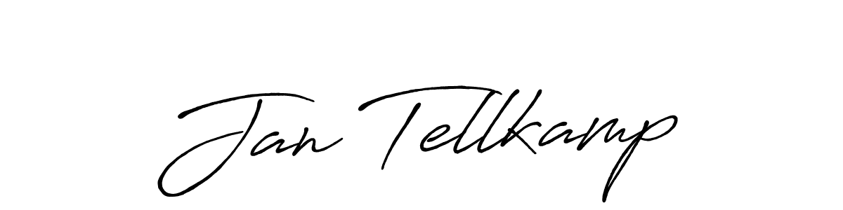 Create a beautiful signature design for name Jan Tellkamp. With this signature (Antro_Vectra_Bolder) fonts, you can make a handwritten signature for free. Jan Tellkamp signature style 7 images and pictures png