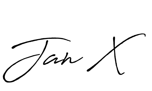 Also we have Jan X name is the best signature style. Create professional handwritten signature collection using Antro_Vectra_Bolder autograph style. Jan X signature style 7 images and pictures png