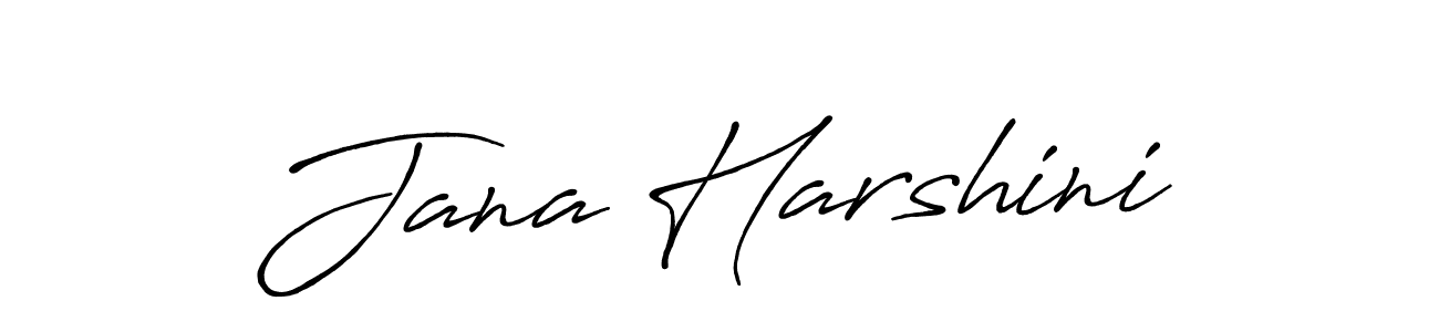 It looks lik you need a new signature style for name Jana Harshini. Design unique handwritten (Antro_Vectra_Bolder) signature with our free signature maker in just a few clicks. Jana Harshini signature style 7 images and pictures png