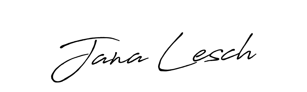 Similarly Antro_Vectra_Bolder is the best handwritten signature design. Signature creator online .You can use it as an online autograph creator for name Jana Lesch. Jana Lesch signature style 7 images and pictures png