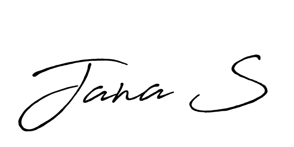 Create a beautiful signature design for name Jana S. With this signature (Antro_Vectra_Bolder) fonts, you can make a handwritten signature for free. Jana S signature style 7 images and pictures png