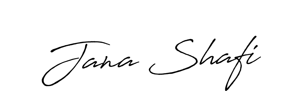 Jana Shafi stylish signature style. Best Handwritten Sign (Antro_Vectra_Bolder) for my name. Handwritten Signature Collection Ideas for my name Jana Shafi. Jana Shafi signature style 7 images and pictures png