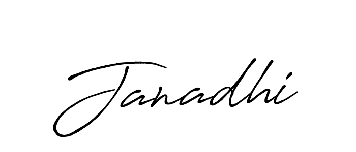 Also You can easily find your signature by using the search form. We will create Janadhi name handwritten signature images for you free of cost using Antro_Vectra_Bolder sign style. Janadhi signature style 7 images and pictures png