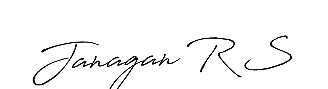 You should practise on your own different ways (Antro_Vectra_Bolder) to write your name (Janagan R S) in signature. don't let someone else do it for you. Janagan R S signature style 7 images and pictures png