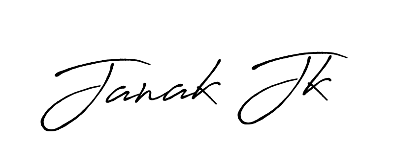 It looks lik you need a new signature style for name Janak Jk. Design unique handwritten (Antro_Vectra_Bolder) signature with our free signature maker in just a few clicks. Janak Jk signature style 7 images and pictures png