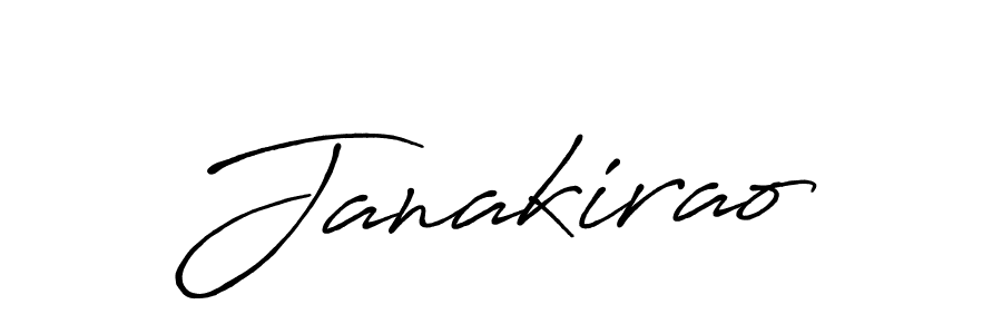 Make a beautiful signature design for name Janakirao. With this signature (Antro_Vectra_Bolder) style, you can create a handwritten signature for free. Janakirao signature style 7 images and pictures png