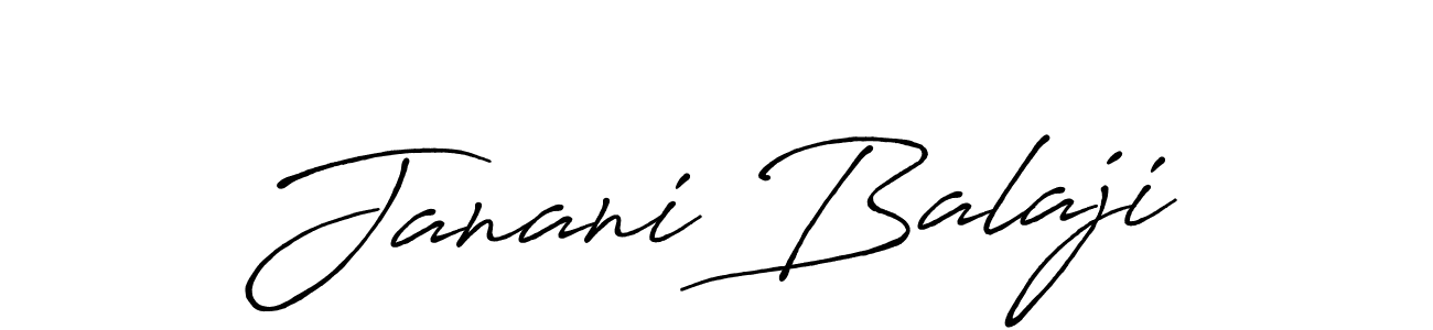 This is the best signature style for the Janani Balaji name. Also you like these signature font (Antro_Vectra_Bolder). Mix name signature. Janani Balaji signature style 7 images and pictures png