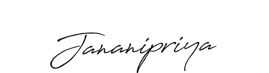 How to Draw Jananipriya signature style? Antro_Vectra_Bolder is a latest design signature styles for name Jananipriya. Jananipriya signature style 7 images and pictures png