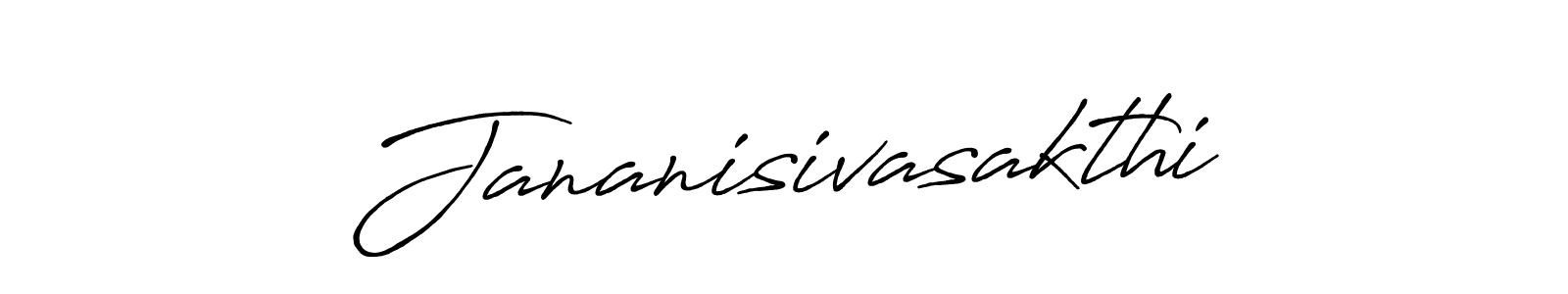 Also we have Jananisivasakthi name is the best signature style. Create professional handwritten signature collection using Antro_Vectra_Bolder autograph style. Jananisivasakthi signature style 7 images and pictures png