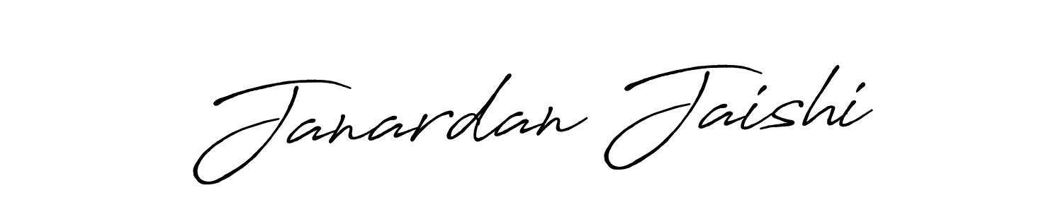 Also we have Janardan Jaishi name is the best signature style. Create professional handwritten signature collection using Antro_Vectra_Bolder autograph style. Janardan Jaishi signature style 7 images and pictures png
