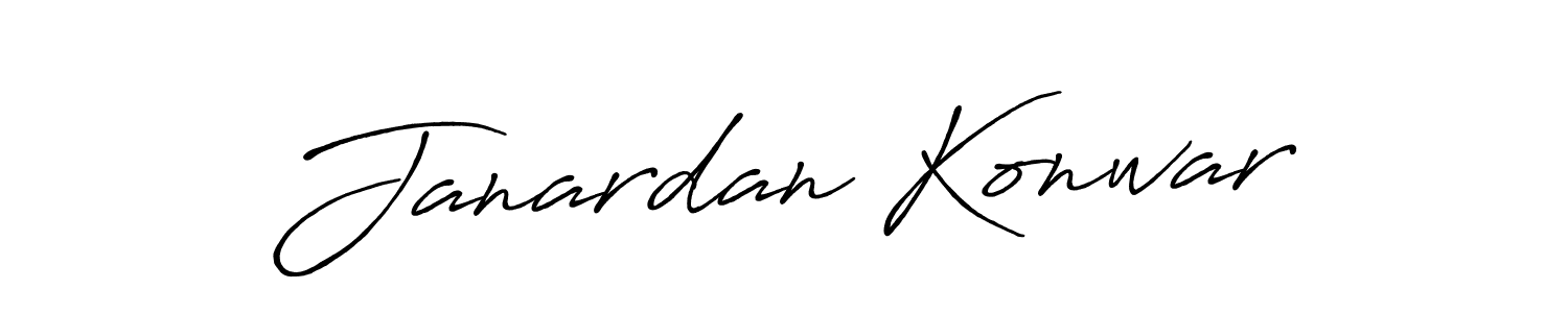 Also You can easily find your signature by using the search form. We will create Janardan Konwar name handwritten signature images for you free of cost using Antro_Vectra_Bolder sign style. Janardan Konwar signature style 7 images and pictures png