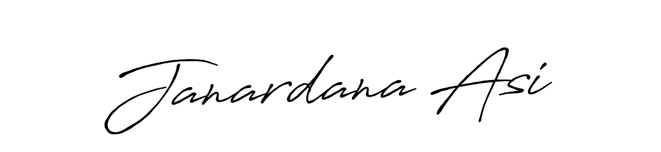 Design your own signature with our free online signature maker. With this signature software, you can create a handwritten (Antro_Vectra_Bolder) signature for name Janardana Asi. Janardana Asi signature style 7 images and pictures png