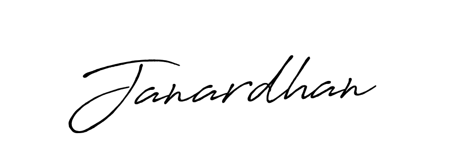 Design your own signature with our free online signature maker. With this signature software, you can create a handwritten (Antro_Vectra_Bolder) signature for name Janardhan. Janardhan signature style 7 images and pictures png