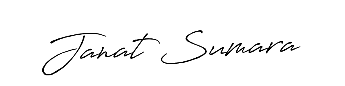 The best way (Antro_Vectra_Bolder) to make a short signature is to pick only two or three words in your name. The name Janat Sumara include a total of six letters. For converting this name. Janat Sumara signature style 7 images and pictures png