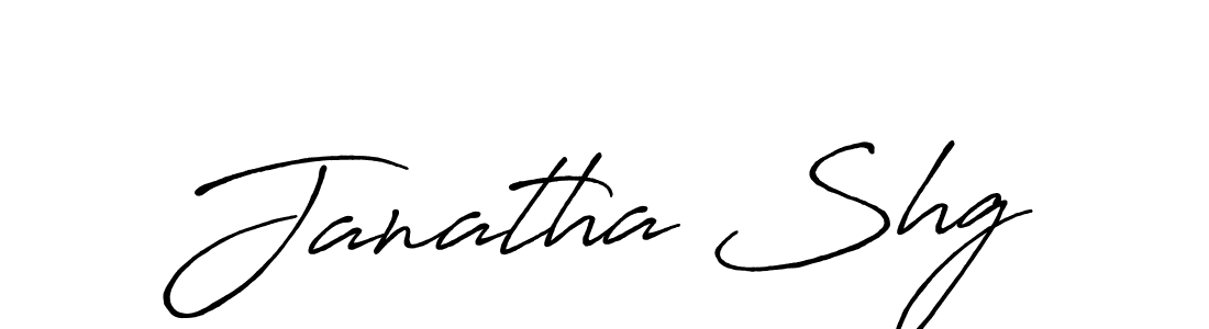 Also You can easily find your signature by using the search form. We will create Janatha Shg name handwritten signature images for you free of cost using Antro_Vectra_Bolder sign style. Janatha Shg signature style 7 images and pictures png