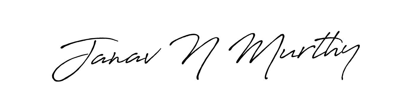 How to Draw Janav N Murthy signature style? Antro_Vectra_Bolder is a latest design signature styles for name Janav N Murthy. Janav N Murthy signature style 7 images and pictures png