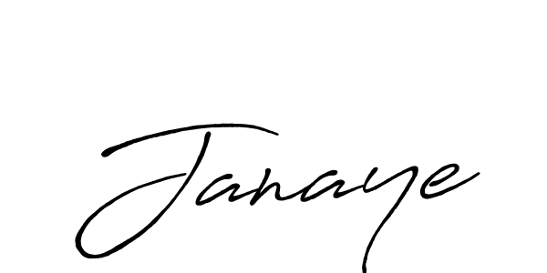 Janaye stylish signature style. Best Handwritten Sign (Antro_Vectra_Bolder) for my name. Handwritten Signature Collection Ideas for my name Janaye. Janaye signature style 7 images and pictures png