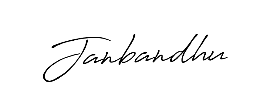 How to make Janbandhu signature? Antro_Vectra_Bolder is a professional autograph style. Create handwritten signature for Janbandhu name. Janbandhu signature style 7 images and pictures png