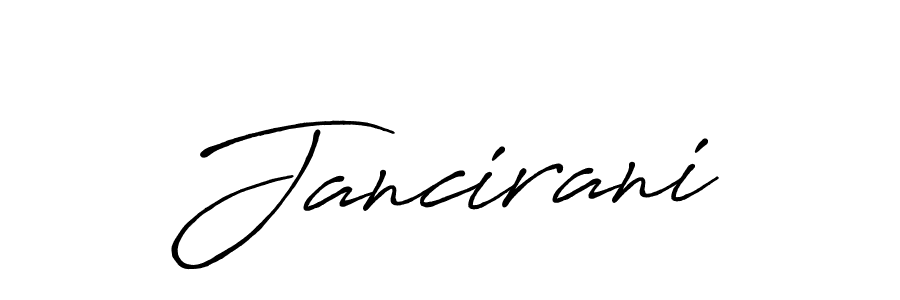 Similarly Antro_Vectra_Bolder is the best handwritten signature design. Signature creator online .You can use it as an online autograph creator for name Jancirani. Jancirani signature style 7 images and pictures png