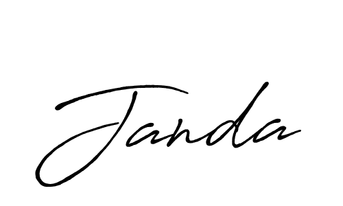 if you are searching for the best signature style for your name Janda. so please give up your signature search. here we have designed multiple signature styles  using Antro_Vectra_Bolder. Janda signature style 7 images and pictures png