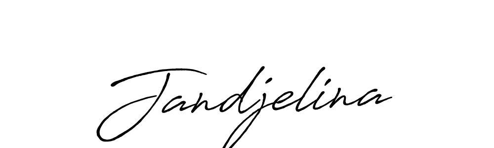 if you are searching for the best signature style for your name Jandjelina. so please give up your signature search. here we have designed multiple signature styles  using Antro_Vectra_Bolder. Jandjelina signature style 7 images and pictures png