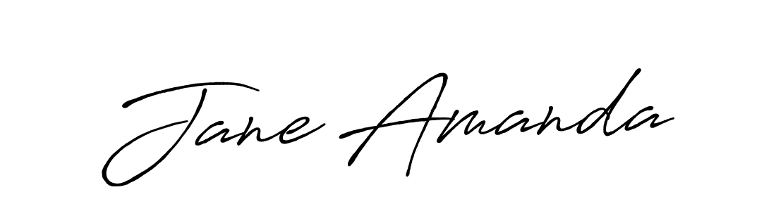 Similarly Antro_Vectra_Bolder is the best handwritten signature design. Signature creator online .You can use it as an online autograph creator for name Jane Amanda. Jane Amanda signature style 7 images and pictures png