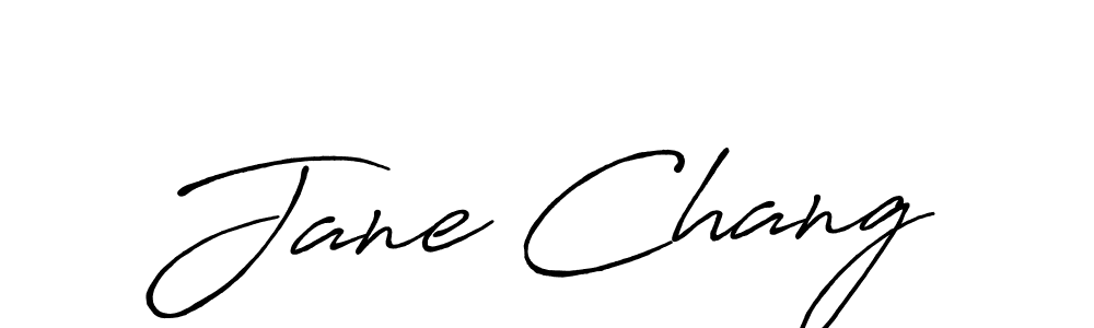 Design your own signature with our free online signature maker. With this signature software, you can create a handwritten (Antro_Vectra_Bolder) signature for name Jane Chang. Jane Chang signature style 7 images and pictures png