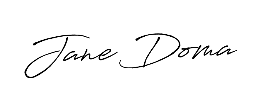 Make a beautiful signature design for name Jane Doma. With this signature (Antro_Vectra_Bolder) style, you can create a handwritten signature for free. Jane Doma signature style 7 images and pictures png