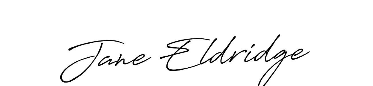 Design your own signature with our free online signature maker. With this signature software, you can create a handwritten (Antro_Vectra_Bolder) signature for name Jane Eldridge. Jane Eldridge signature style 7 images and pictures png