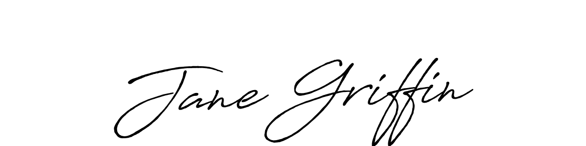 Create a beautiful signature design for name Jane Griffin. With this signature (Antro_Vectra_Bolder) fonts, you can make a handwritten signature for free. Jane Griffin signature style 7 images and pictures png