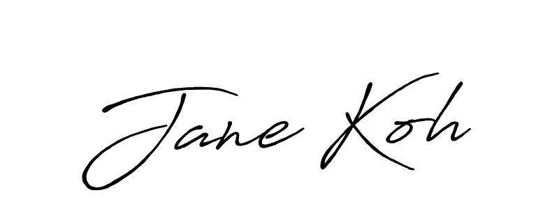 Also we have Jane Koh name is the best signature style. Create professional handwritten signature collection using Antro_Vectra_Bolder autograph style. Jane Koh signature style 7 images and pictures png