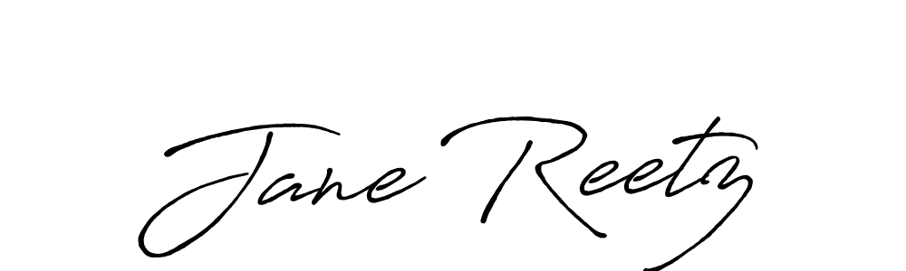 Make a beautiful signature design for name Jane Reetz. With this signature (Antro_Vectra_Bolder) style, you can create a handwritten signature for free. Jane Reetz signature style 7 images and pictures png