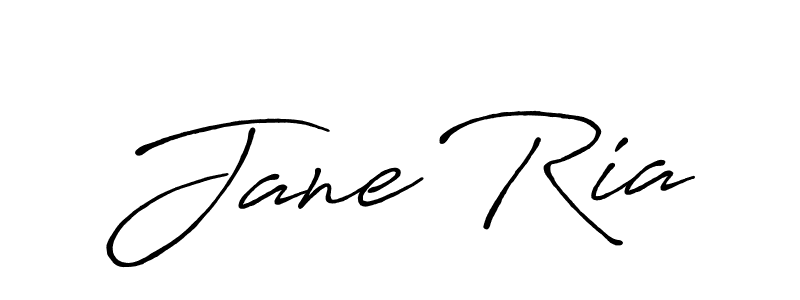 Make a beautiful signature design for name Jane Ria. With this signature (Antro_Vectra_Bolder) style, you can create a handwritten signature for free. Jane Ria signature style 7 images and pictures png