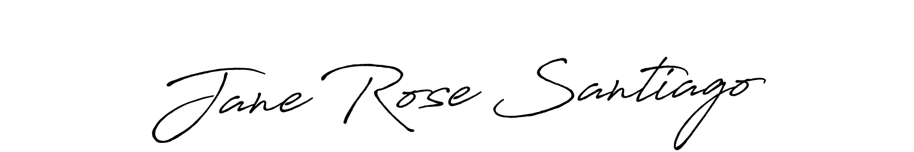 The best way (Antro_Vectra_Bolder) to make a short signature is to pick only two or three words in your name. The name Jane Rose Santiago include a total of six letters. For converting this name. Jane Rose Santiago signature style 7 images and pictures png